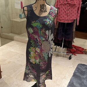 Come des Garcons / Junya Watanabe sheath dress with slip